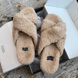 Eileen Fisher Tan Slippers
